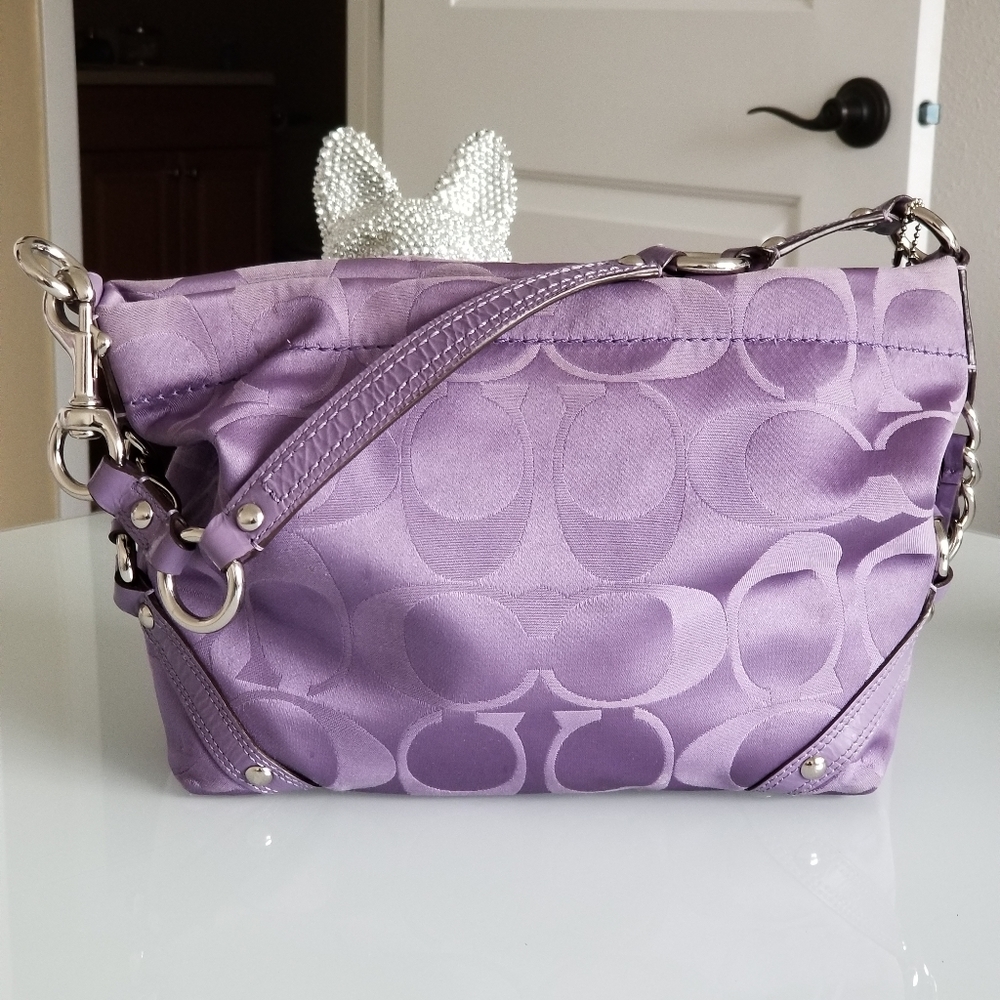 *COACH* Handbag - Lavender w/Silver Hardware